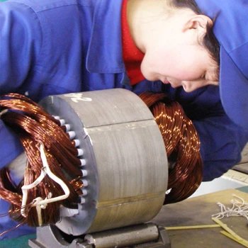 Stator with copper winding